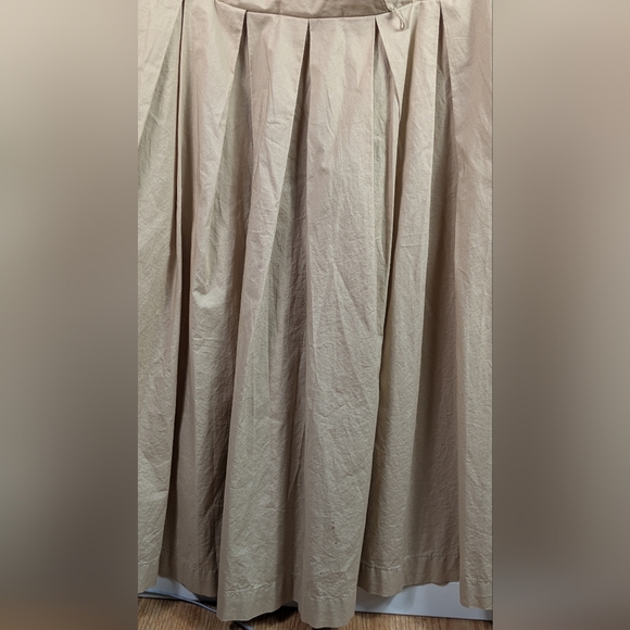 TOMMY HILFIGER Sleeveless Knee-Length Fit and Flare Pleated Cotton Dress 12 - Picture 6 of 12